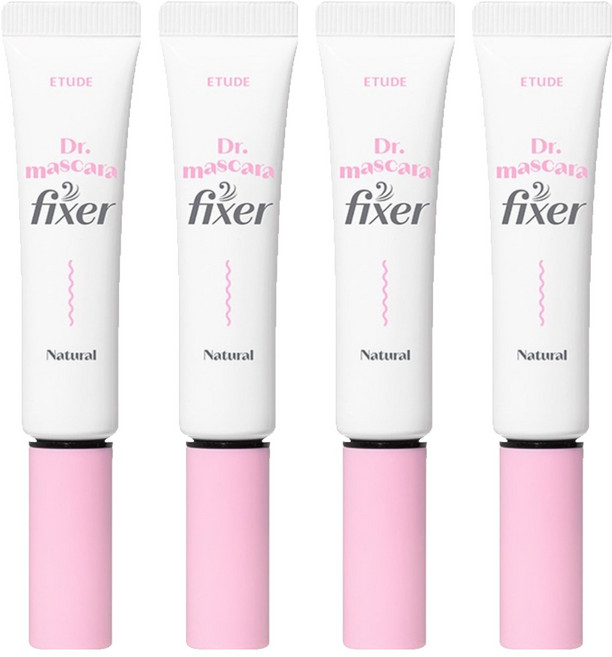 에뛰드 뉴 닥터 마스카라 픽서 6g, 01 내추럴, 4개