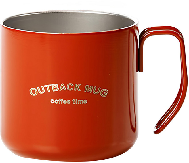 OSLO Outback 雙層真空不鏽鋼馬克杯 340ml, 紅色, 1個