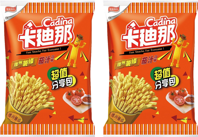 Cadina 卡迪那 德州薯條, 141g, 2包