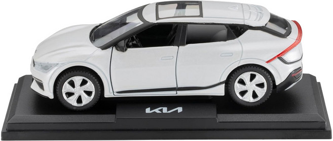 HONGWELL 壓鑄迷你車系列2 2022 EV6 GT 模型, 雪皓白, 1個