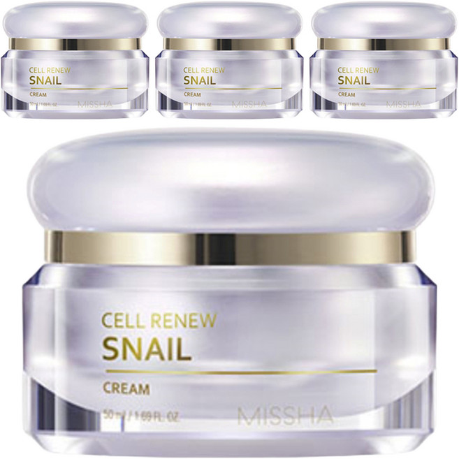 미샤 셀리뉴 스네일 크림, 50ml, 4개