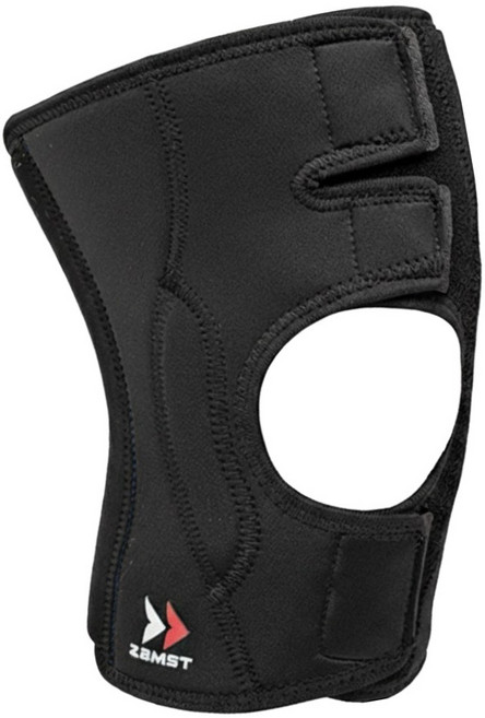 ZaMST 贊斯特 左腳踝護具 短版, 黑色, 1個