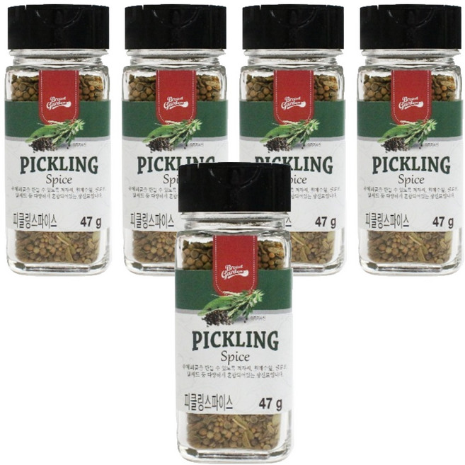브레드가든 피클링 스파이스, 47g, 5개