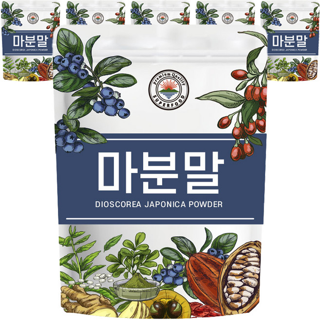 해나식품 마분말, 6개, 300g