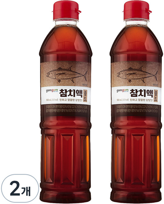 곰곰 참치액, 900ml, 2개