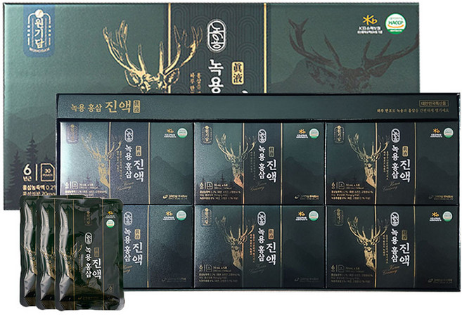 고려인삼 녹용 홍삼 진액, 30회분, 1개