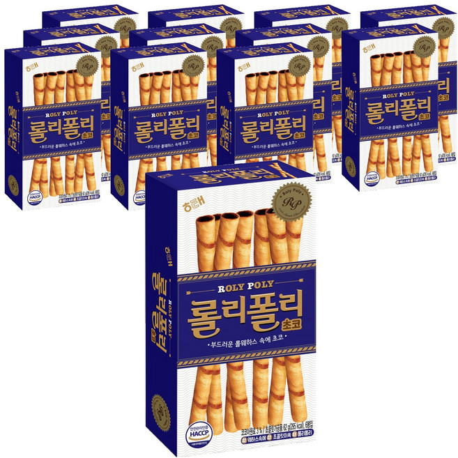 해태제과 롤리폴리 초코, 62g, 12개