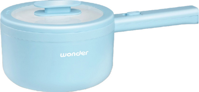 wonder 旺德電通 陶瓷不沾黏塗層 多功能直柄電火鍋 WH-K61 1.7公升