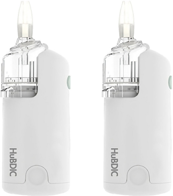 휴비딕 크린노즈 미니 전동식 의료용 콧물흡입기, HNA-130, 2개