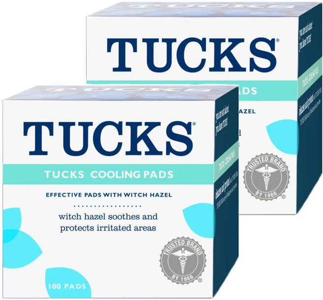 턱스 여성 청결 쿨링 패드 100p, 2개 - 쿠팡