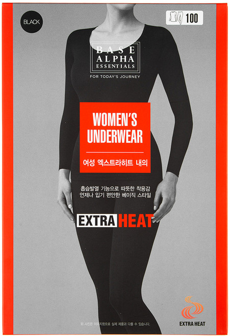 BASE ALPHA ESSENTIALS 女款發熱衛生衣褲組