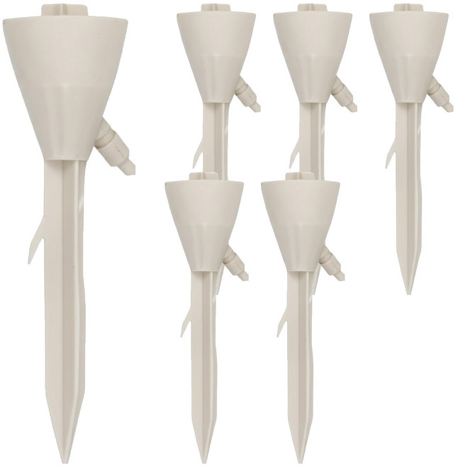 minono 米諾諾 可調水流自動澆花器 18 x 5cm 6個, 顏色隨機, 1組