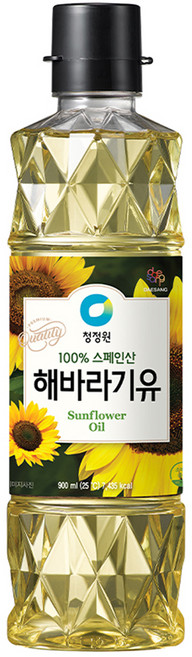 청정원 해바라기유, 900ml, 1개