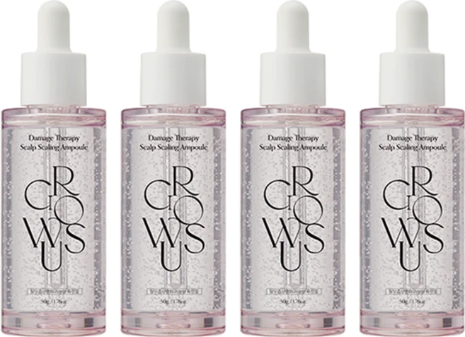 그로우어스 데미지 테라피 두피 스케일링 앰플, 4개, 50ml - 쿠팡