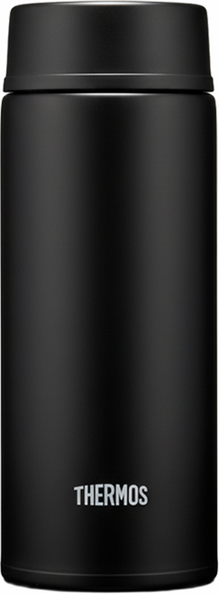 THERMOS 膳魔師 不鏽鋼真空保溫杯 JNW-350P-MTBK, 黑色, 350ml, 1個