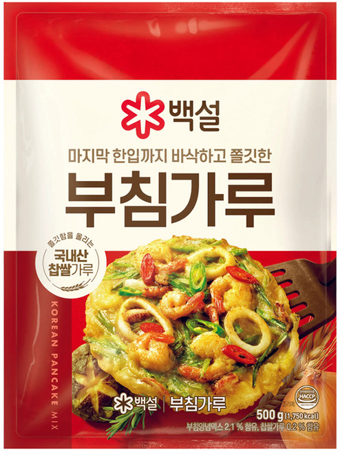 백설 부침가루, 500g, 1개