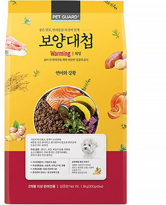 보양대첩 워밍 건사료 전연령 강아지, 연어, 1.8kg, 1개