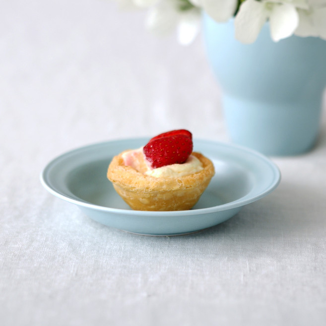 보울보울 국산 볼볼빈티지 디저트볼, 스카이블루, 1개