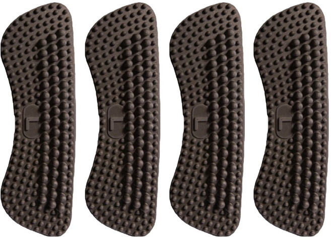 노크노크 하이힐 운동화 뒤꿈치 까짐 방지 실리콘 패드 블랙, 4개