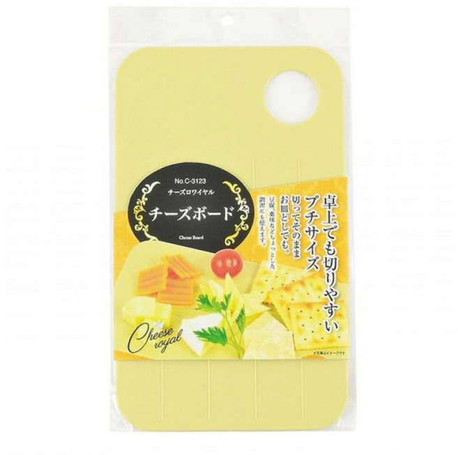 PEARL LIFE 珍珠金屬 奶酪砧板 Cheese Royale C-3123, 黃色, 1個