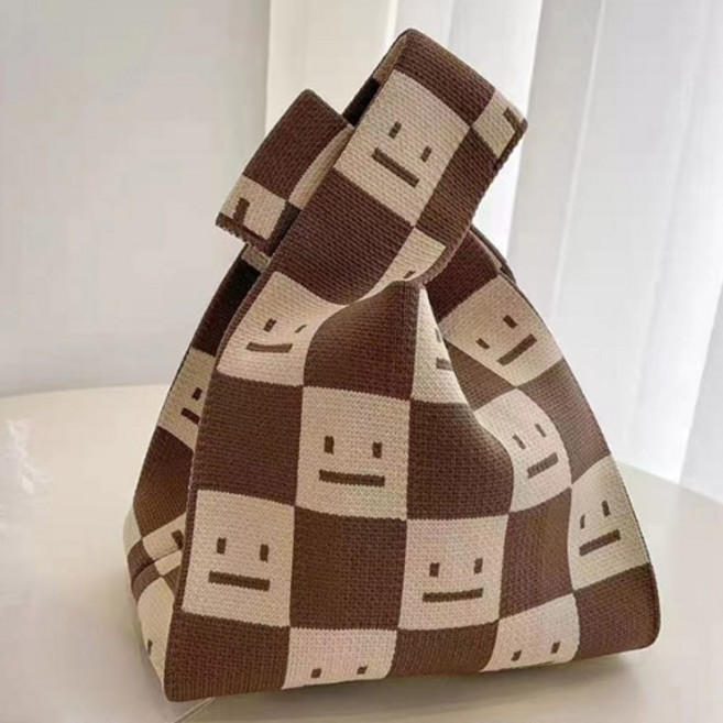 버블리데이 가벼운 니트 토트백 미니 에코백