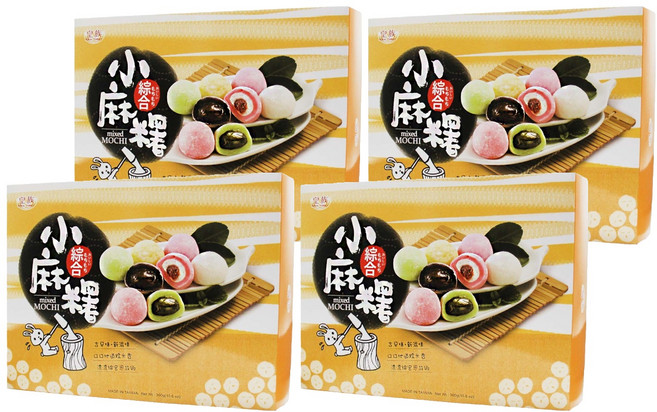 ROYAL FAMILY 皇族 綜合小麻糬, 4個, 300g