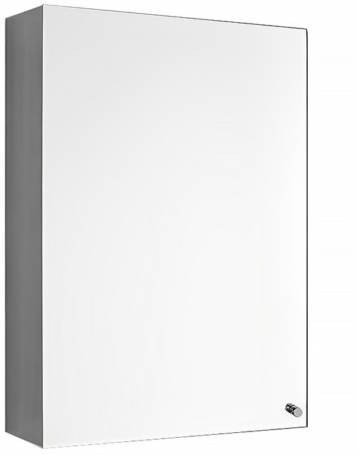 好物良品 單開門封閉壁掛式304不鏽鋼收納鏡櫃 右開門, 1個, 不鏽鋼原色