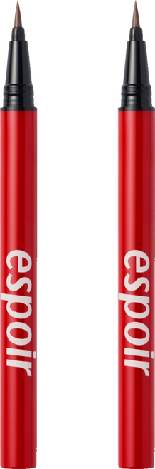 에스쁘아 노머징 브러쉬 라이너 1g, 02 무디브라운, 2개