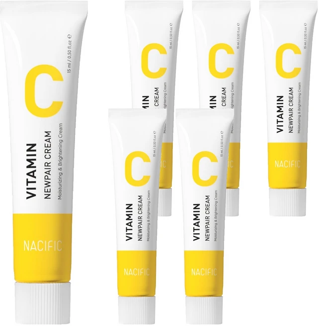 네시픽 비타민C 뉴페어 크림, 15ml, 6개 - 쿠팡