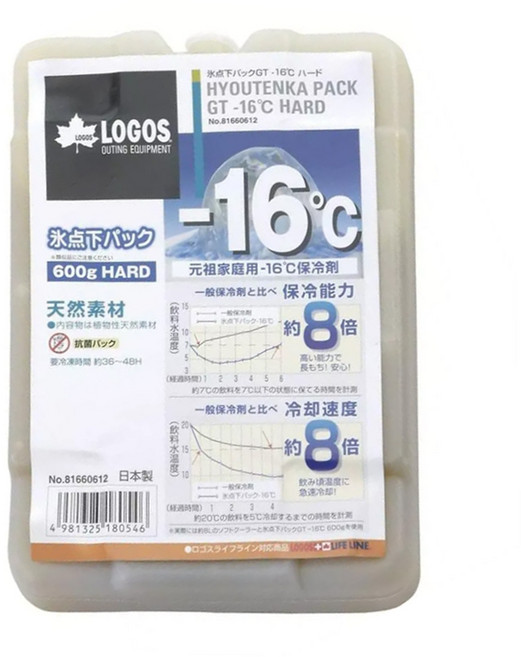 LOGOS GT-16度日式超凍煤 600g, 1個, 1個