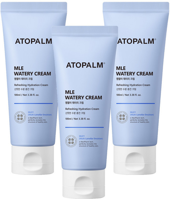 아토팜 MLE 워터리 크림, 100ml, 3개