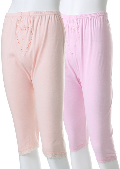 캐리루시 여성용 40수면 매쉬 8부하의 2종 세트