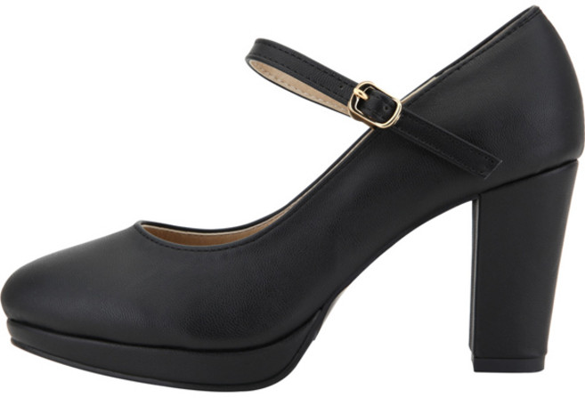 단골언니 여성용 가보시 심플 구름 메리제인 힐 8cm