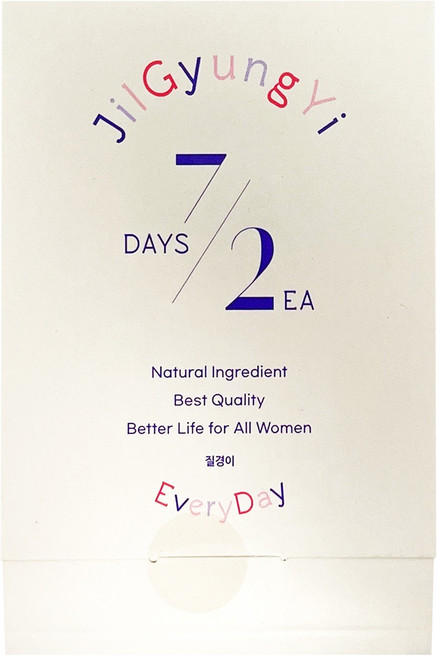 JilGyungYi 質更益 純粹植感私密護理錠 添加益生原, 1.2g, 1包