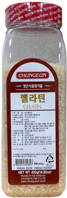 청은 젤라틴, 420g, 1개