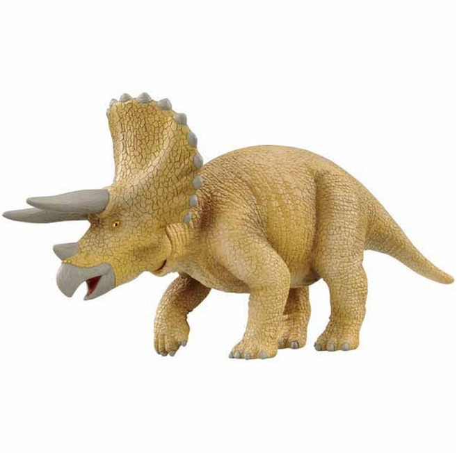 TAKARA TOMY al-02 三角龍 逼真恐龍模型 兒童玩具 居家擺飾, 1入