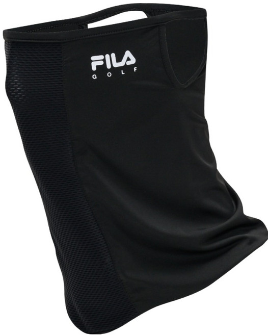 휠라골프 UV 차단 메쉬 쿨 마스크, 블랙, 1개