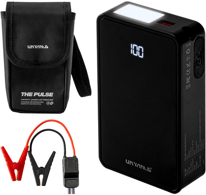 벤딕트 자동차 오토바이 점프스타터 보조배터리 더펄스 12V, 1개, 10000mAh