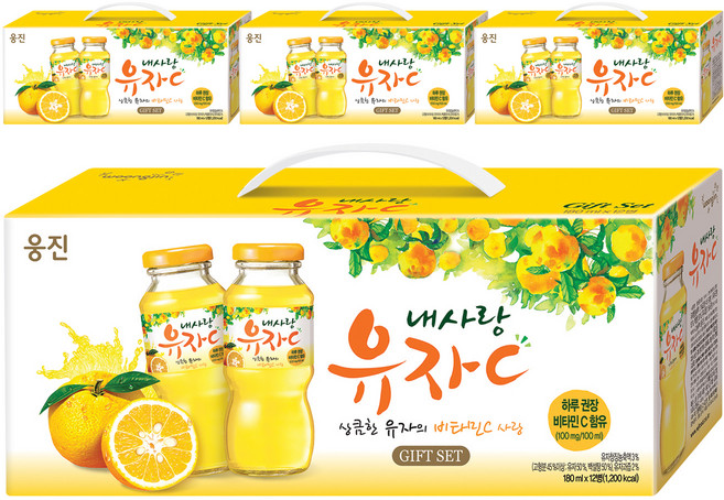 내사랑유자씨, 180ml, 48개