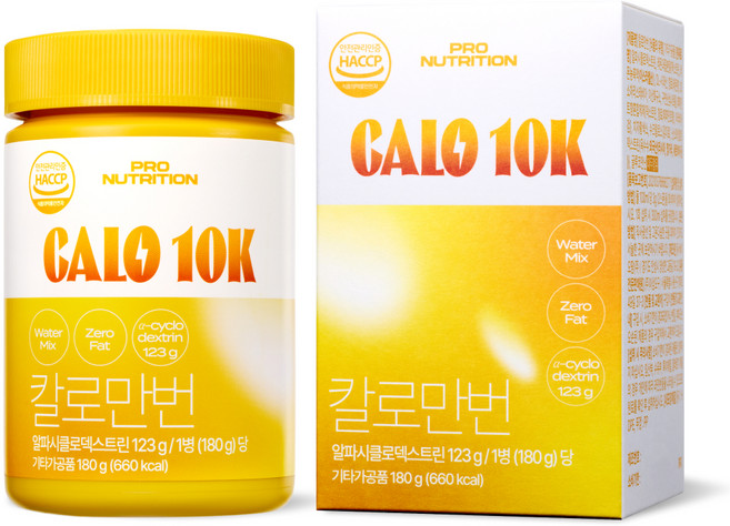 PRONUTRITION 정품 칼로만번 알파시클로덱스트린 대용량 분말, 180g, 1개