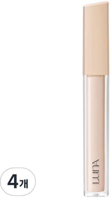 루나 롱래스팅 픽싱 핏 팁컨실러 7.5g, 4개, 0.7호 아이보리