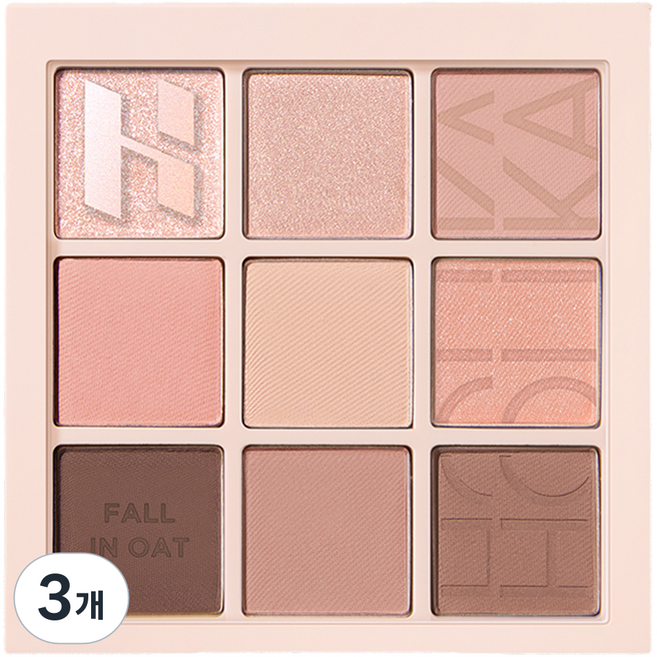 홀리카홀리카 마이페이브 무드 아이 팔레트, 12 폴인오트, 3개