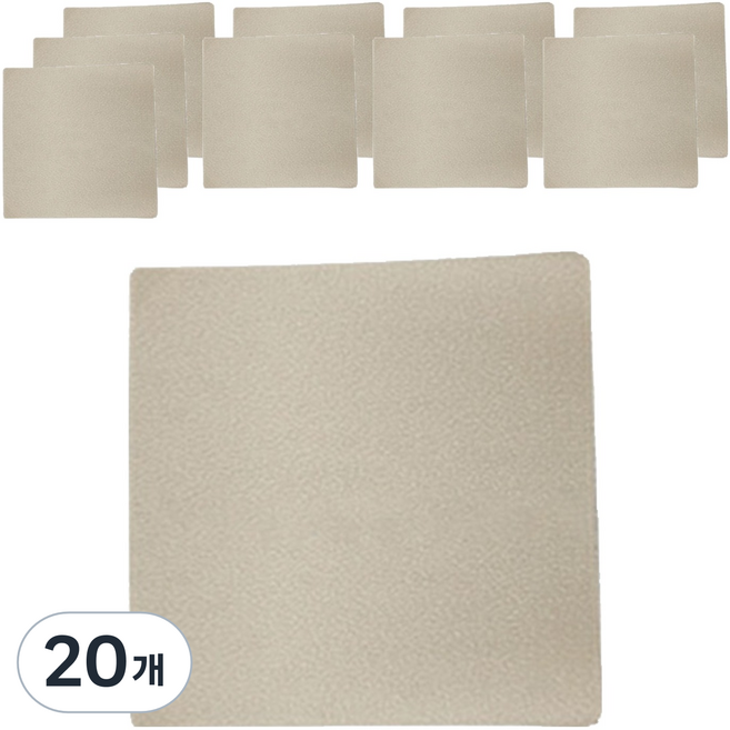 쓰리엠 세이프티 워크 다목적 욕실용 사각 논슬립 테이프 90 x 90 mm, 20개