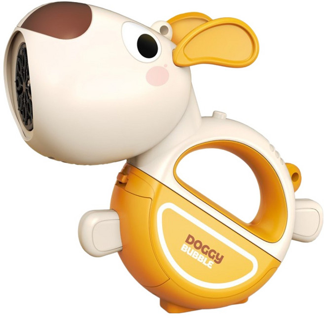 리버폭스 아동용 애니멀 버블건 + 스트랩 + 비눗방울용액 세트, 강아지, 1세트