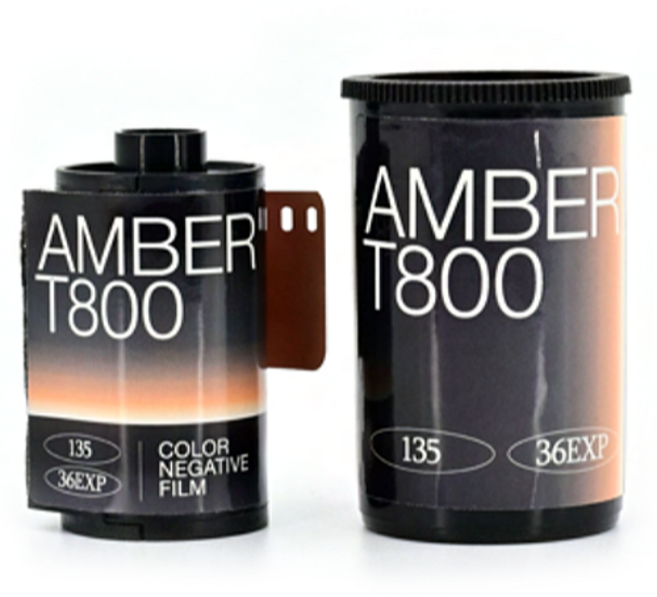앰버 T800 36장 컬러필름 + 프레드폴 현상소 현상 앤 스캔 서비스 세트, 1세트