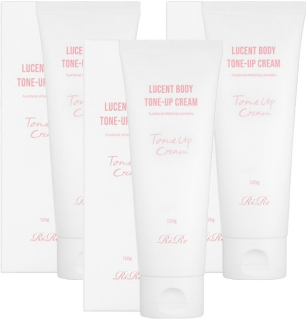 리르 루센트 바디 톤업 크림, 120g, 3개