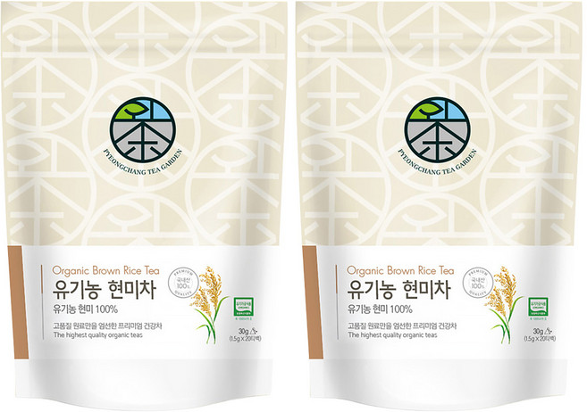 평창다원 유기농 현미차, 1.5g, 20개입, 2개