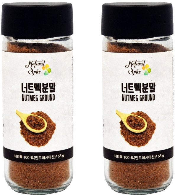 내츄럴스파이스 너트맥분말 향신료, 55g, 2개