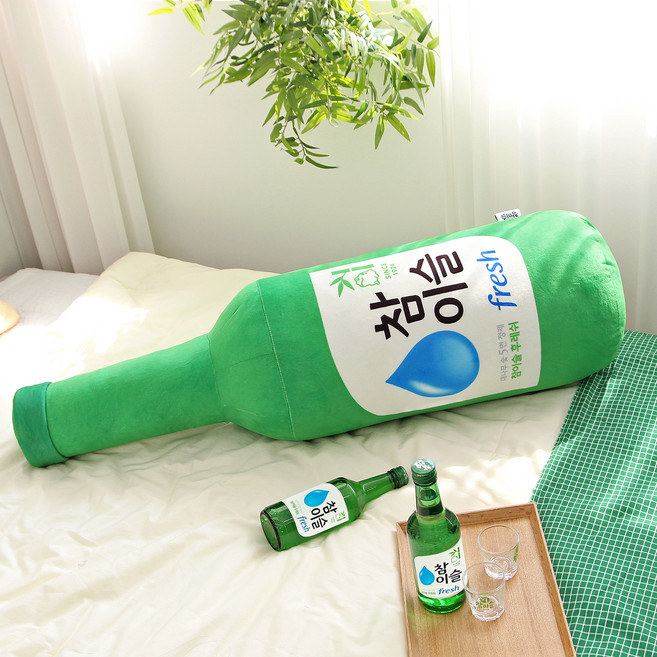 나라홈데코 소주병 바디필로우, 참이슬후레쉬