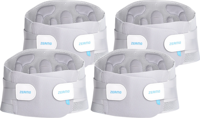 ZEAMO 日本軟硬支撐4D透氣護腰, 4個